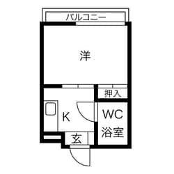 グランヒルズの物件間取画像